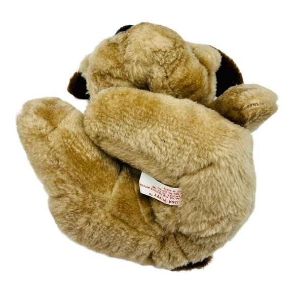 Plush Puppy Raffoler Brown Stuffed Animal Toy Droopy Eyes Dog 1986 Vintage - Picture 6 of 8